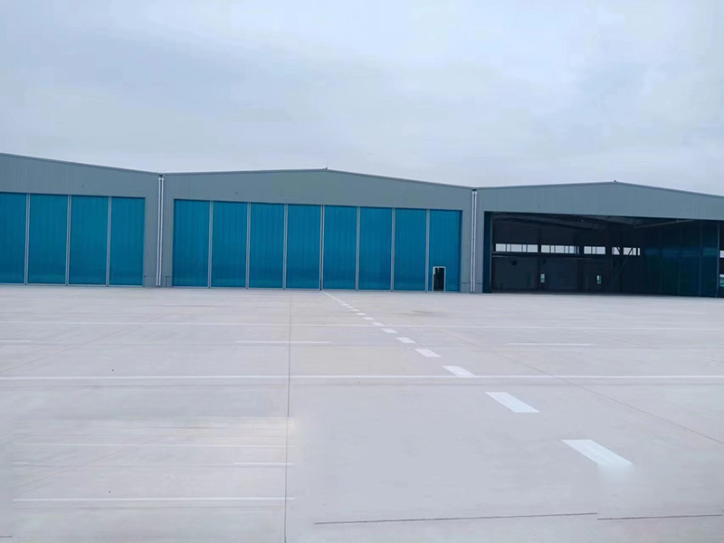 Side rotating garage door