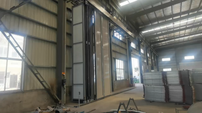 Push pull folding machine library door